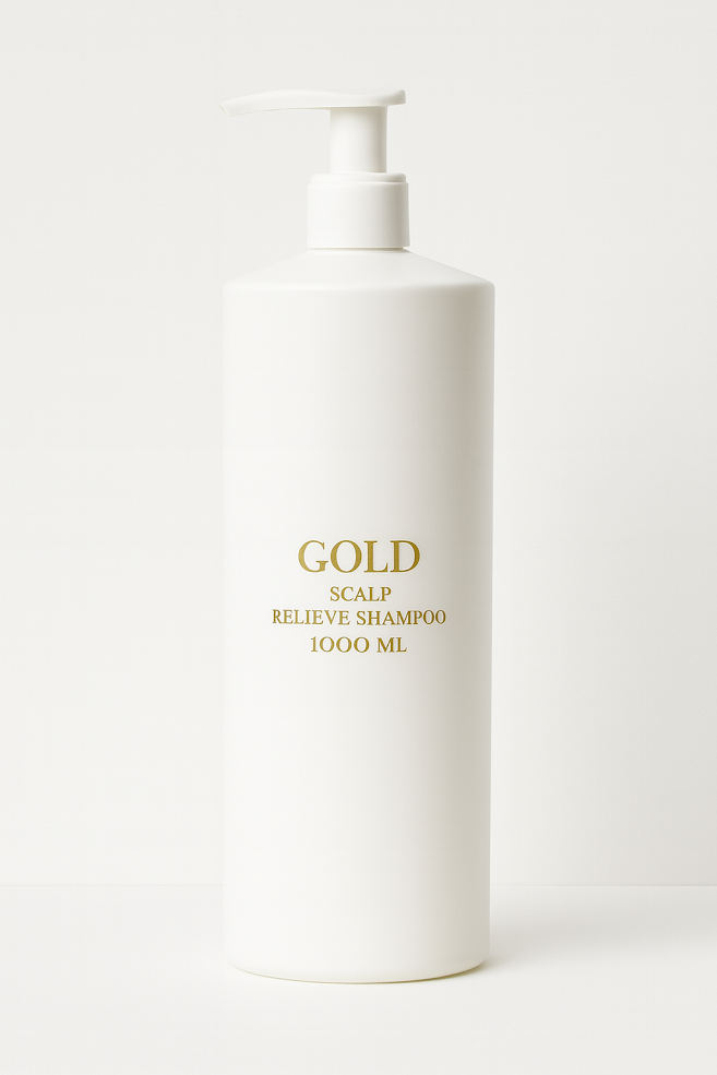 0 Gold Haircare Scalp Relieve Shampoo 1000 ml - Afbeelding 1