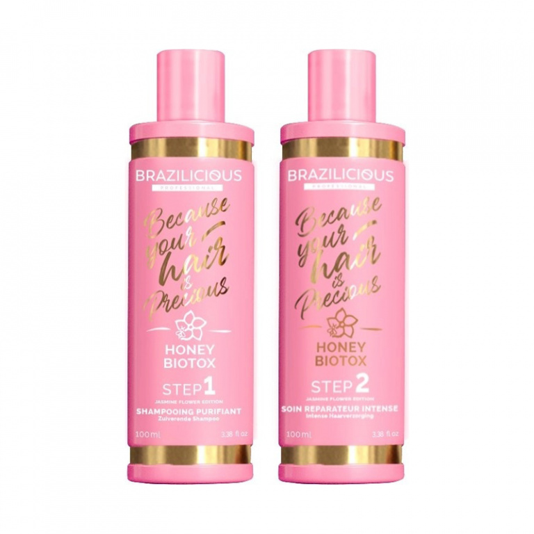 Brazilicious Keratine Biotox Honey & Jasmineflower 2 x 100 ml