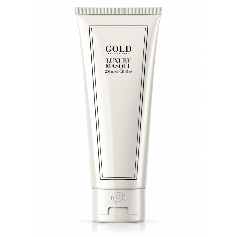 GOLD Professional Luxury Masque 200ml intensief haarmasker voor droog en beschadigd haar bij Flaka.be
