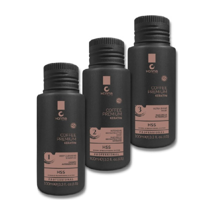 Honma Tokyo Coffee Premium Keratine Set 3 x 100 ml
