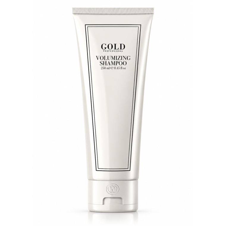 GOLD Professional Volumizing Shampoo 250ml volumegevende shampoo voor fijn en futloos haar bij Flaka.be