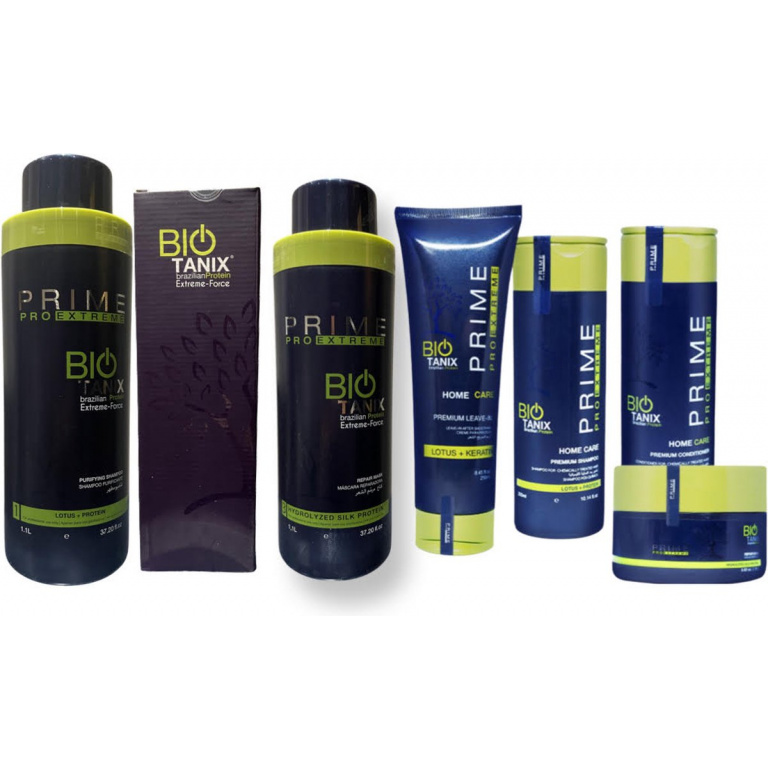 Prime Bio Tanix keratin 3 x 1000 ml + Bio Tanix Extreme Home Care Line 4 X 250 ml
