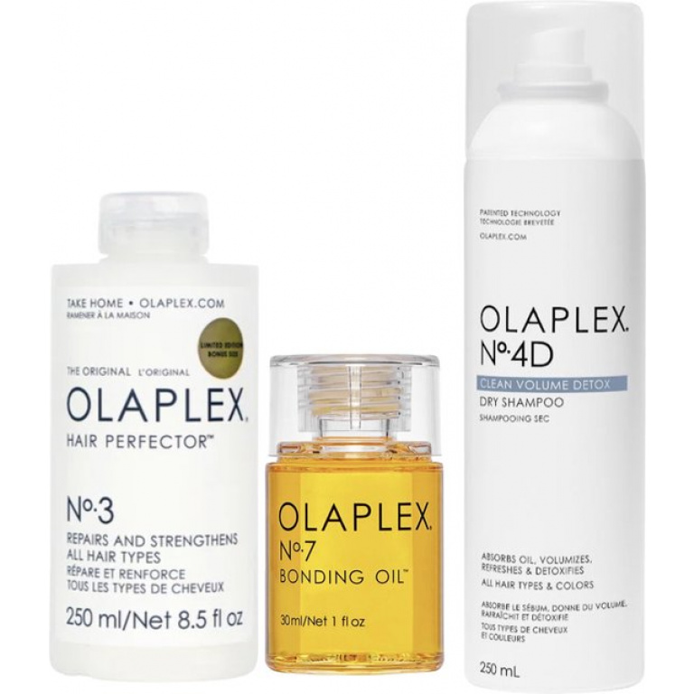 OLAPLEX Set No.3 + No.4D + No.7