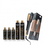 BraziliCious Honey Therapy Keratine 3 x 100ml & Brazilicious Titanium & Gold 48K Therapy 250 º