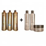Cadiveu Brasil Cacau Ecokeratin + Na keratine behandeling shampoo en conditioner en Masker