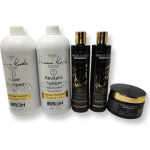 Keratin Caviar Kit 2 x 1000ml & Brazilicious Honey Shampoo & Conditioner & masker 3x250ml