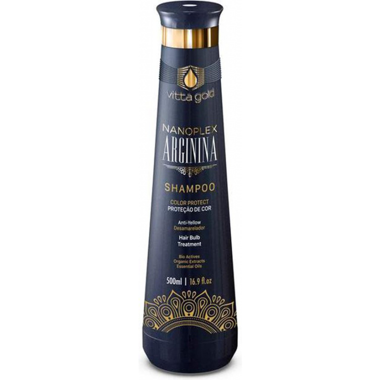 Vitta Gold Nanoplex Arginina Shampoo 500ml - Sulfaatvrij & Herstellend