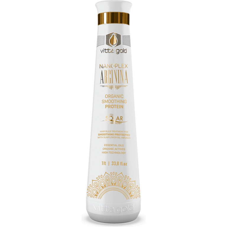 Vitta Gold Nanoplex Arginina Organic Smoothing Protein Solar Technology