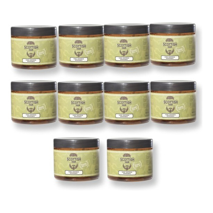 10 X SCOTTISH HAIR & BEARD STYLING & FINISHING GEL EXTRA STRONG 500 ML