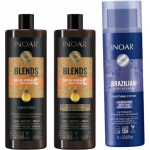 Inoar Afro Keratine Met Blends Shampoo & Conditioner 1000 ML