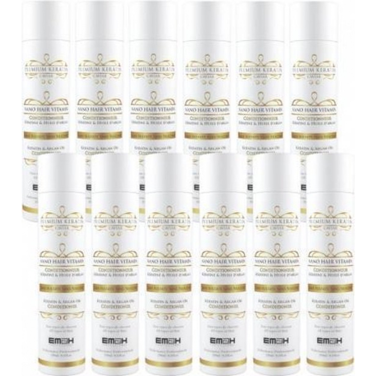 EM2H 12 x Caviar Keratin / Argan Oil Conditioner, 250ml