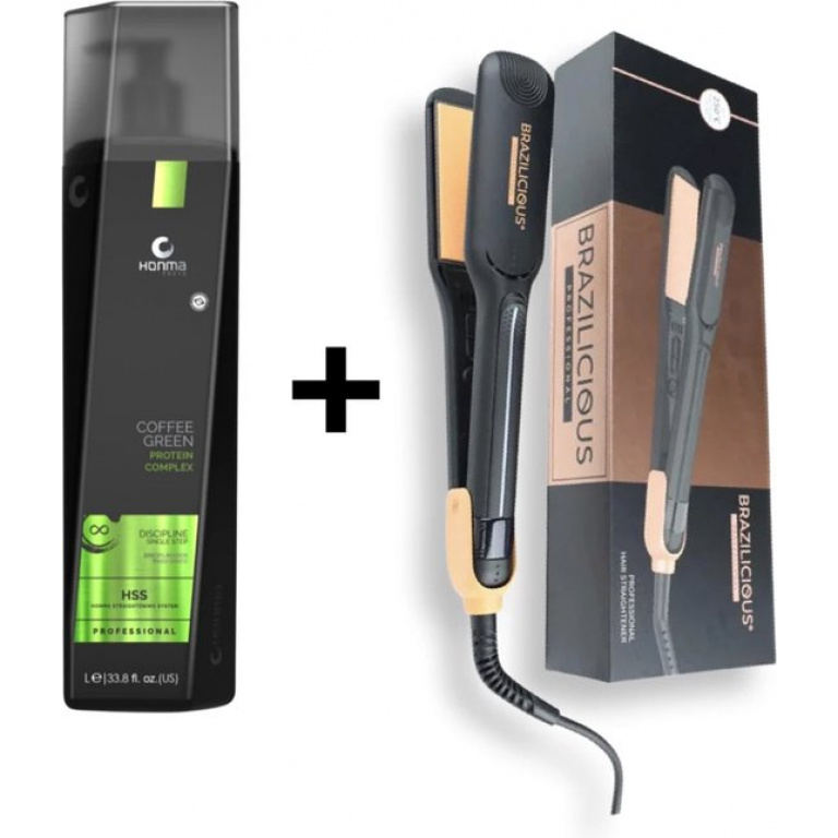 Honma Tokyo Coffee Green 1000 ml (new bottle) + Brazilicious Titanium & Gold 48K Therapy 250 º