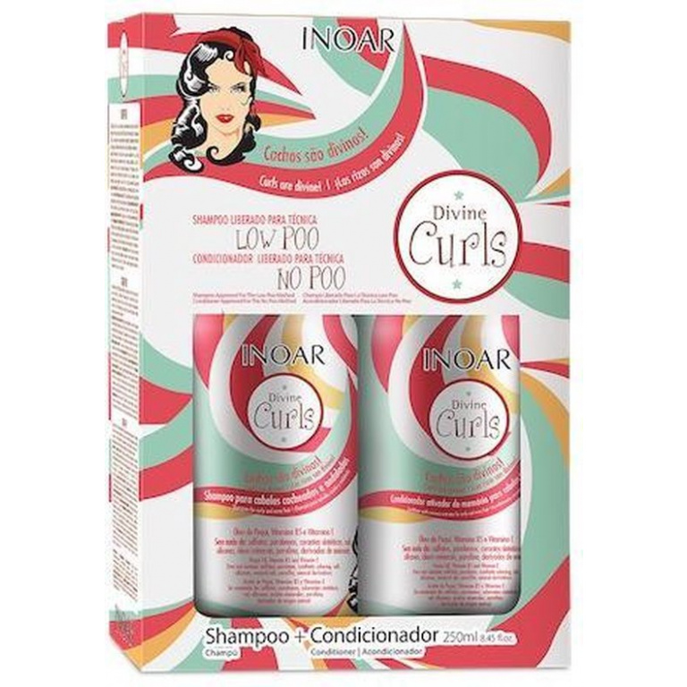 Inoar Divine Curls Shampoo & Conditioner 2x250ml