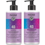 Inoar 4D Shampoo & Conditioner 400 ML