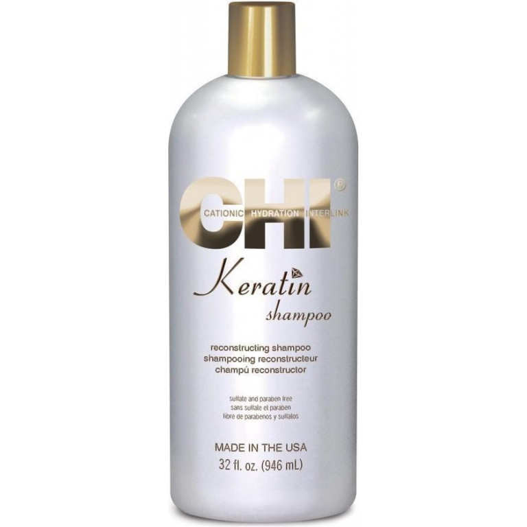 CHI Keratin Shampoo -946 ml - vrouwen - Voor Beschadigd haar/Droog haar