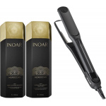 Inoar Moroccan 2 X 1000ml & Keratin Shine Stijltang - Levenslange Garantie