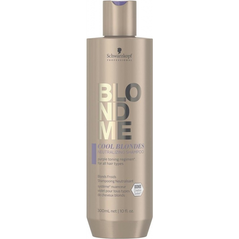 Schwarzkopf Professional BlondMe Cool Blondes Neutralizing Shampoo 300ml - Vrouwen