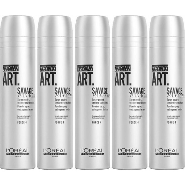 5X L'Oréal L'Oréal Tecni.Art Savage Panache volumespray 250ml