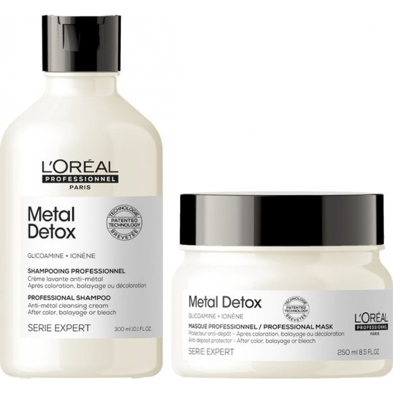 L'Oréal Professionnel Metal Detox Shampoo 300ml & Masker 250ml