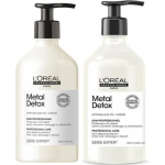 L'Oreal Metal Detox Shampoo 500ml & Conditioner 500ml Set