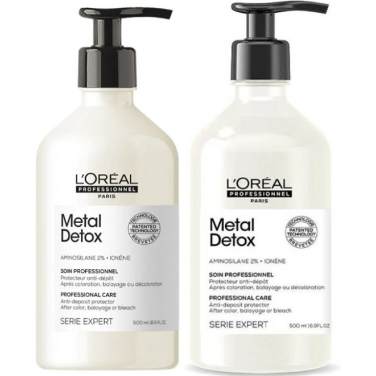 L'Oreal Metal Detox Shampoo 500ml & Conditioner 500ml Set