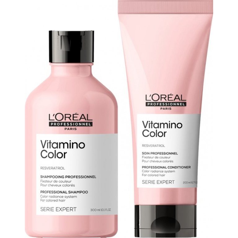 L'Oréal Professionnel Vitamino Color Shampoo 300ml & Conditioner 200ml