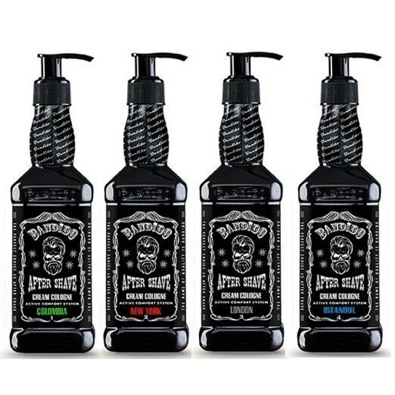 4 x Bandido Aftershave Cream Cologne 350ml