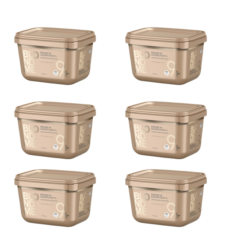 6x Schwarzkopf Professional Blond Me Premium Lift 9+ 450gr
