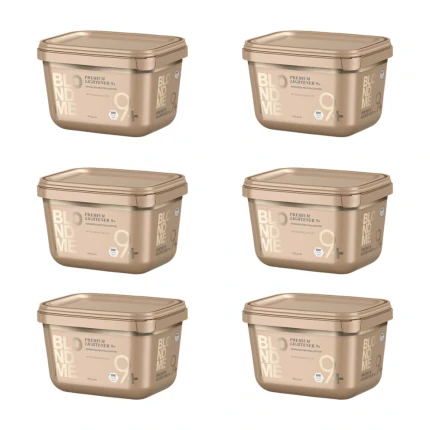 6x Schwarzkopf Professional Blond Me Premium Lift 9+ 450gr