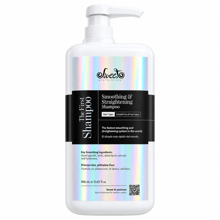 Ontdek Sweet Professional The First Shampoo 3.0 bij Flaka.be. Professionele smoothingbehandeling met uitgebreide gebruiksaanwijzing en haaradvies.