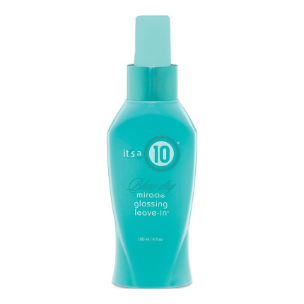 It's a 10 - Blow dry Glossing Leave-in Conditioner