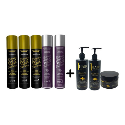 BraziliCious Tanino Therapy 2x1000ml & BraziliCious Keratine Honey Therapy 3x1000ml