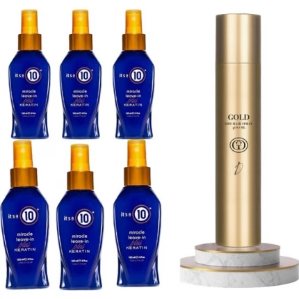 It's a 10 - Plus Keratin Leave in + GOLD Professional Haircare Dry Hair Spray 400 ml