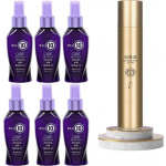 6 X STUKS It's a 10 Miracle Silk Leave-in 120 ml + GOLD Professional Haircare Dry Hair Spray 400 ml