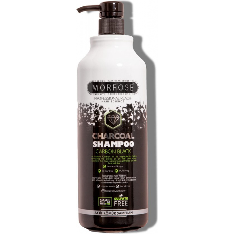 Morfose Charcoal Shampoo 1L