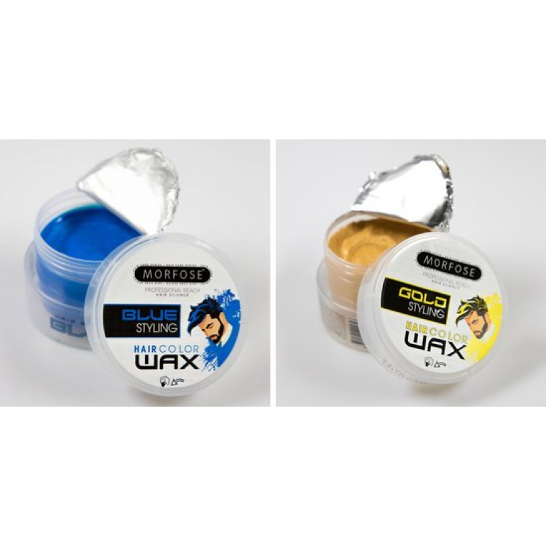 Combo_ 2 Morfose Haircolorwax - Blue & Gold