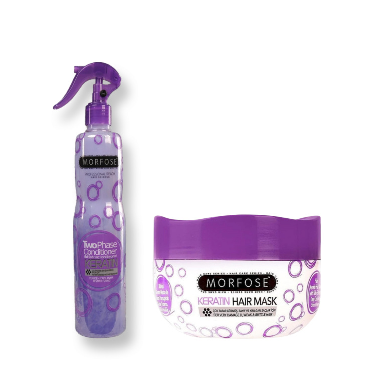 Morfose - Keratin Two Phase Conditioner & Keratin Hair Mask