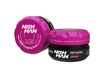 Nishman M5 Fibre Hair Sculpting Paste Matte Look 100ml