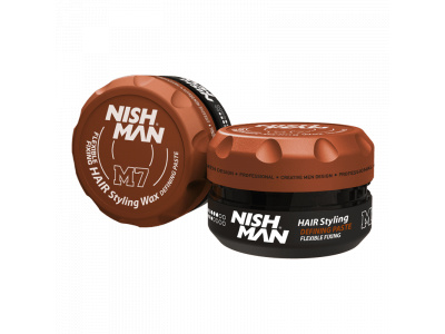 Nishman M7 Flexible Fixing Hair Styling Wax Defining Paste 100ml