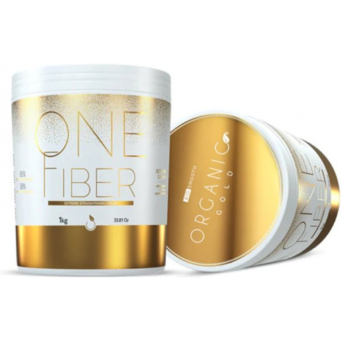 Organic Gold - One Fiber Extreme Straightening Cream - 1 KG - Afbeelding 1