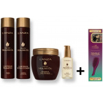L'ANZA Keratin Healing Oil Lustrous Care Set - 300+250+210+50ml + Tangle Teezer Hair Brush