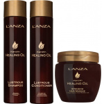 L'ANZA Keratin Healing Oil Lustrous Triple Set - 300+250+210ml