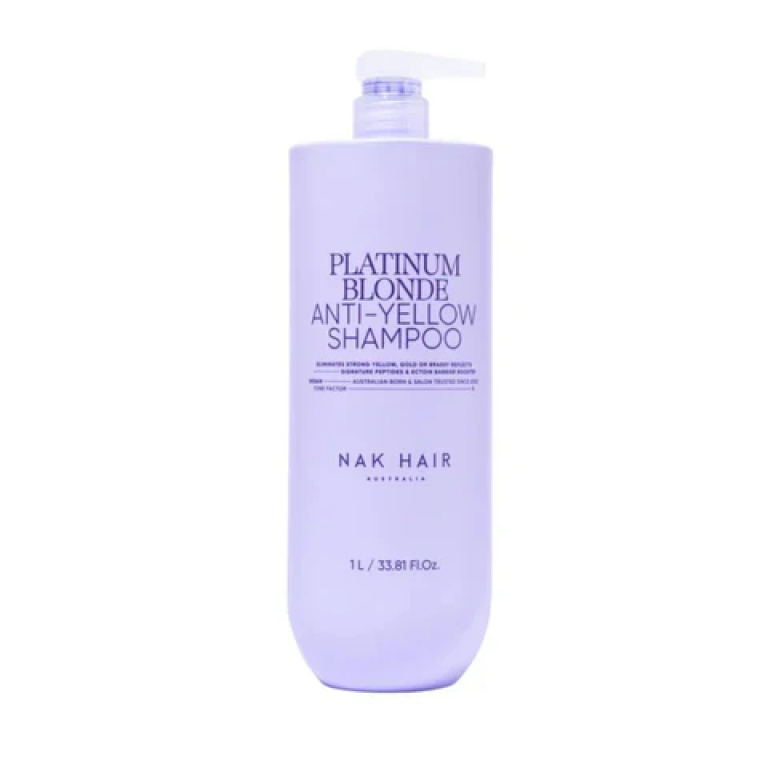 NAK Hair Signature I Platinum Blonde Anti Yellow Shampoo 1L