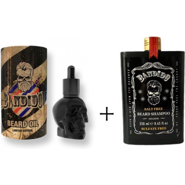 Bandido Keratin Shampoo & Bandido Barber Shop Beard Oil 40 ml