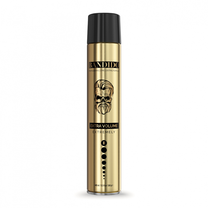Bandido 02- Hair Spray Gold Extra Volume Extremely 400 ML - Afbeelding 1
