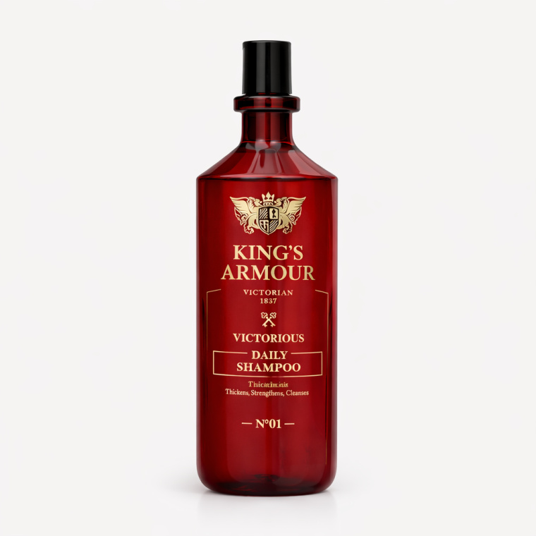 King’s Armour Victorious Daily Shampoo N°01 – Biotine & Versterkende Formule