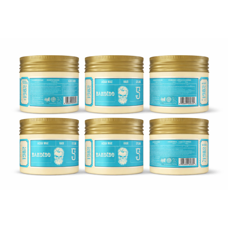 Bandido Aqua Wax 5 – Sterke Hold & Natuurlijke Glans | Professionele Hair Styling Wax