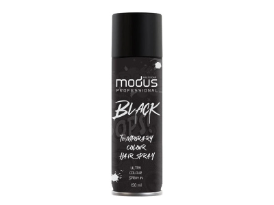 Modus Professional Hair Color Spray Black 150ml