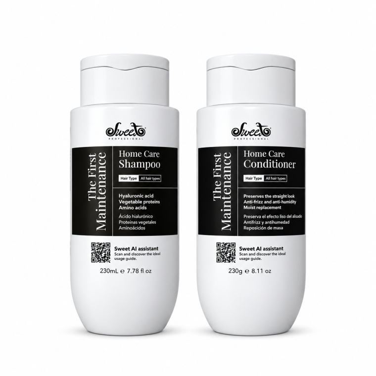 Sweet Professional Shampoo & Conditioner – Natuurlijke verzorging na keratine