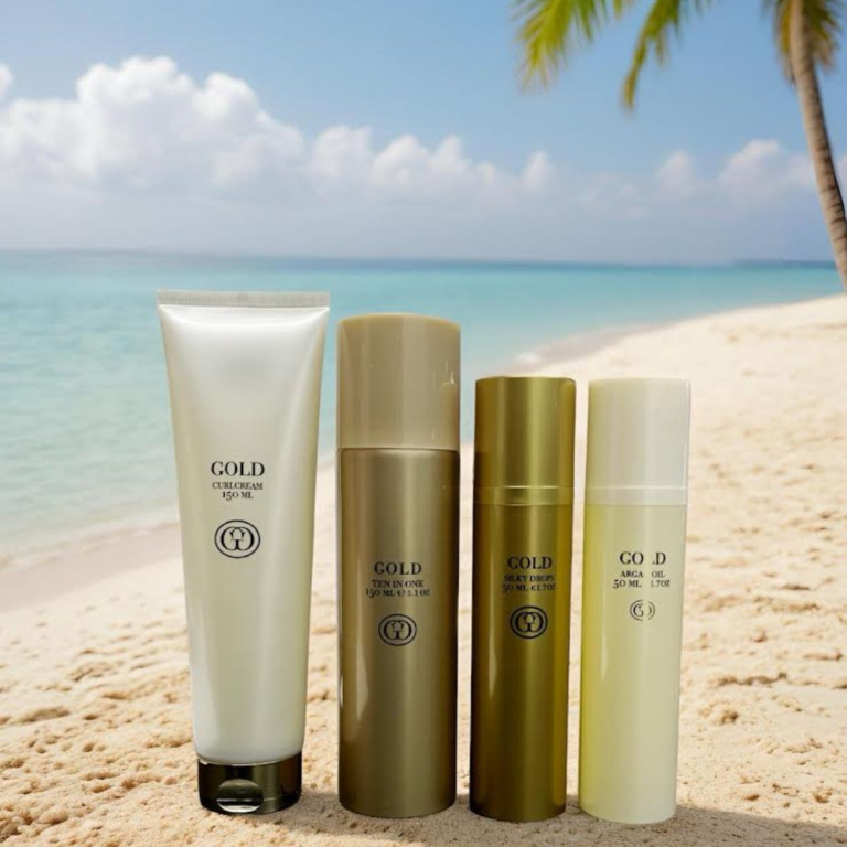 GOLD SUMMER HAIR CARE SET